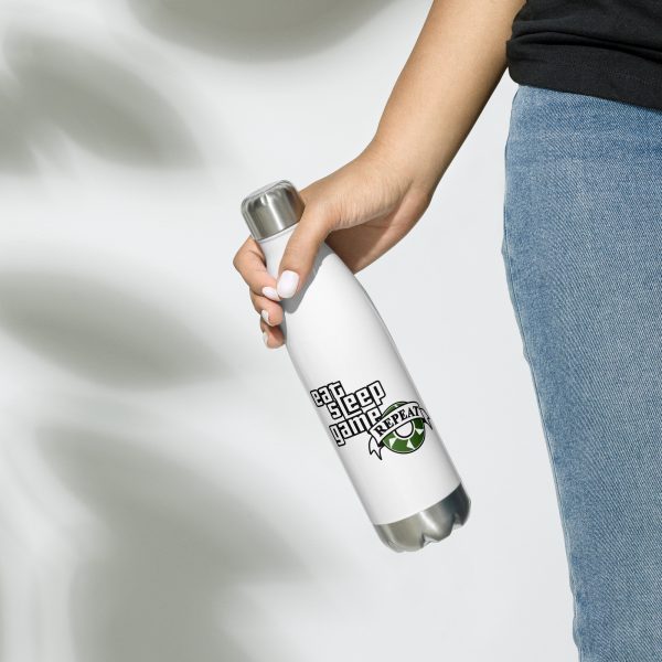 Eat, Sleep, Game, Repeat Water bottle - Image 2