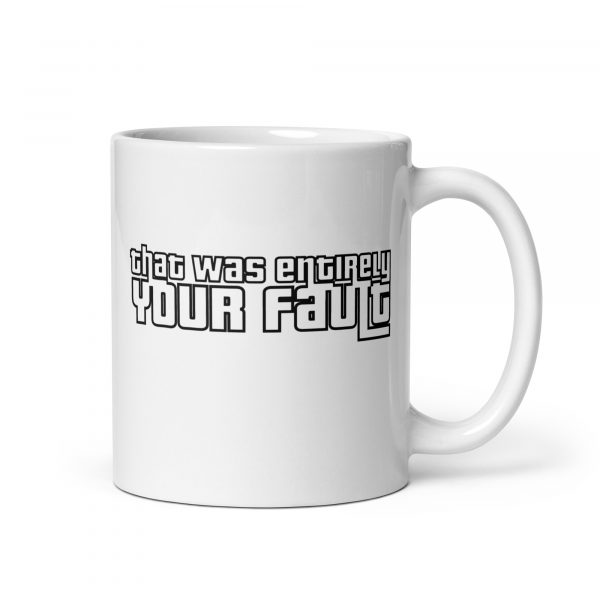 White glossy mug - Image 2